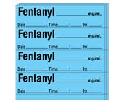 Shamrock Labels Anesthesia Drug Labels with Date / Time / Initial SA-241-EXP-PK - 250.0 Each - MDL-SHMSA241EXPPK