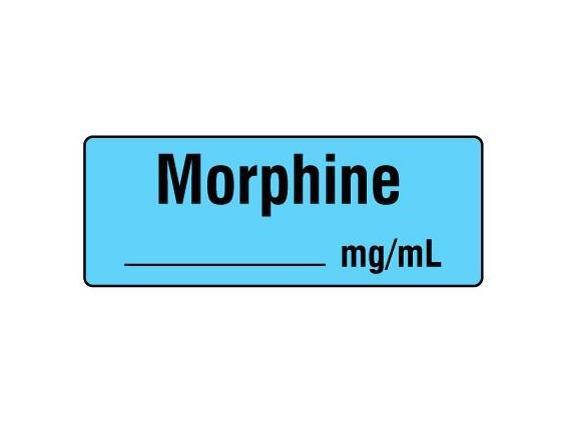 Shamrock Labels Anesthesia Drug Labels with Date / Time / Initial SA-243-PRE - 1.0 Each - MDL-SHMSA243PRE