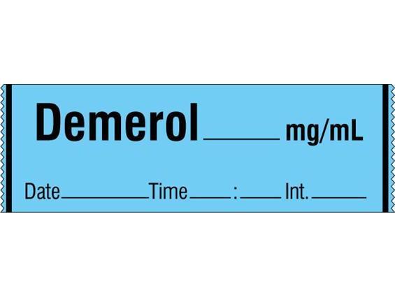 Shamrock Labels Anesthesia Drug Labels with Date / Time / Initial SA-248-DTI - 1.0 Each - MDL-SHMSA248DTI