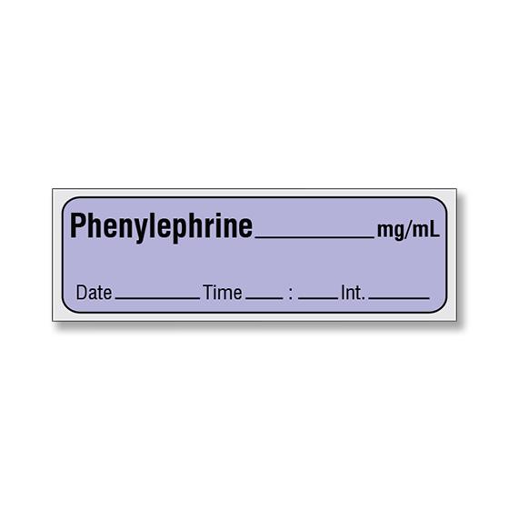 Shamrock Labels Anesthesia Drug Labels with Date / Time / Initial SA-283-DTI-PRE - 33.0 Each - MDL-SHMSA283DTIPR