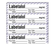 Shamrock Labels Anesthesia Drug Labels with Date / Time / Initial SA-298-EXP-PK - 250.0 Each - MDL-SHMSA298EXPPK