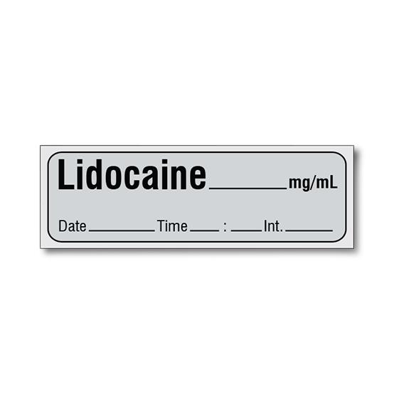 Shamrock Labels Anesthesia Drug Labels with Date / Time / Initial SA-300-DTI-PRE - 33.0 Each - MDL-SHMSA300DTIPR