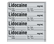 Shamrock Labels Anesthesia Drug Labels with Date / Time / Initial SA-300-EXP-PK - 250.0 Each - MDL-SHMSA300EXPPK