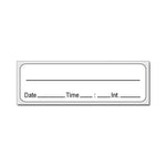 Shamrock Labels Anesthesia Drug Labels with Date / Time / Initial SA-3216-DTI-PRE - 33.0 Each - MDL-SHMSA3216DTPR