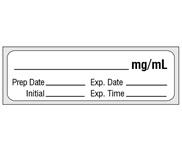 Shamrock Labels Anesthesia Drug Labels with Date / Time / Initial SA-3219-EXP - - MDL-SHMSA3219EXP