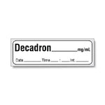 Shamrock Labels Anesthesia Drug Labels with Date / Time / Initial SA-326-DTI-PRE - 33.0 Each - MDL-SHMSA326DTIPR