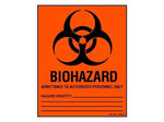 Shamrock Labels Biohazard Warning Labels SBH-3 - 10.0 Each