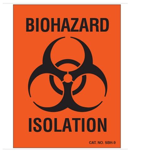Shamrock Labels Biohazard Warning Labels SBH-9 - 100.0 Each
