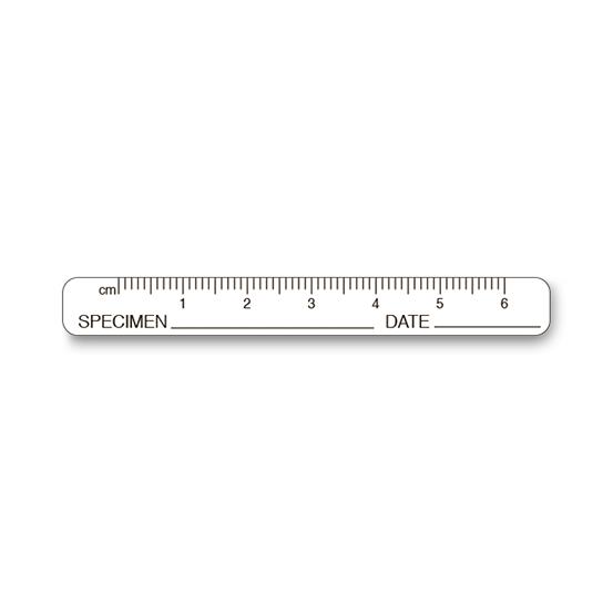 Shamrock Labels Labels: Metric Measure Label for Medical Photography, 3/8" x 3" SMS-3 -
