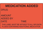 Shamrock Labels "Medication Added" Identification Labels SN-2001 - 1000.0 Each