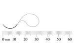 S Jackson HEA-40-20W Looped Cable Suture, Circle Taper, 20", 3/8", Size 4-0 - MDL-SJAHEA4020W - 12 Each
