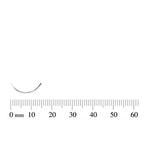 S Jackson Nylon MPR-40B Supramid Black Monofilament Suture with 3/8 Circle FS-2 Reverse Cutting Needle, 18" Long, Size 4-0 - MDL-SJAMPR40B - 12 Each