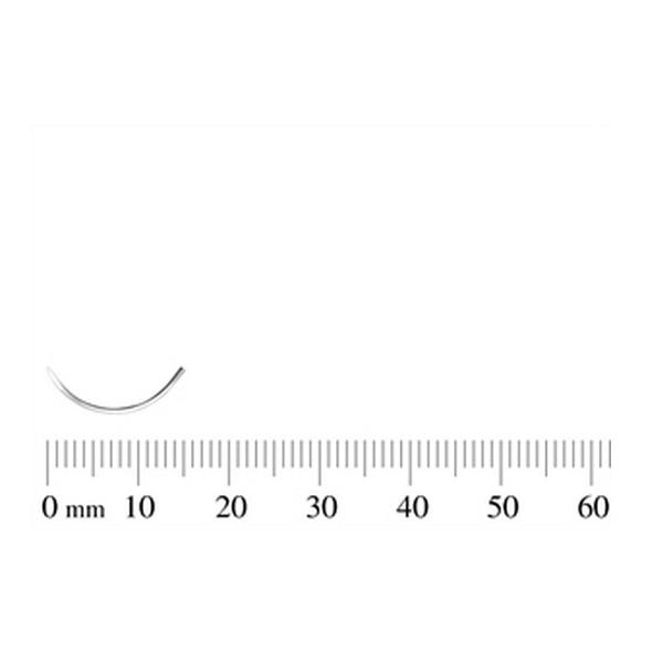 S Jackson Nylon MPR-40B Supramid Black Monofilament Suture with 3/8 Circle FS-2 Reverse Cutting Needle, 18" Long, Size 4-0 - MDL-SJAMPR40B - 12 Each