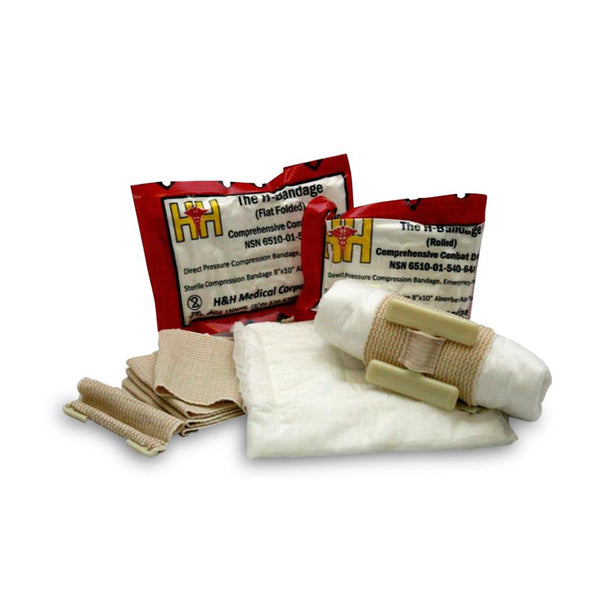 SAFEGUARD AMERICA, LLC H-Bandage Compression Dressings HB01-CA 100 Each - MDL-SJUHB01CA