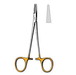 Halsey Straight Tungsten Carbide Needle Holder - 21-8001 - 1 Each - MDL-SKA218001