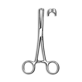 Sklar Forceps: Allis Tissue Forceps, Straight, Delicate, Serrated, 4 x 5 Teeth, 5.5
