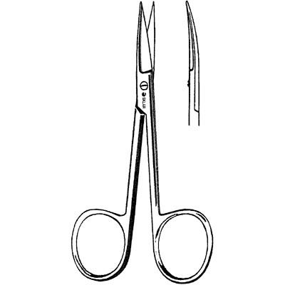 Sklar Curved Tissue Scissors - 47-1045 - 1 Each - MDL-SKA471045