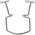 Sklar Oringer Lip Retractor - 75-1149 - 3 Piece - MDL-SKA751149