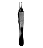 Sklar Black Adson Tissue Forceps - 90-1060 - 1 Each - MDL-SKA901060