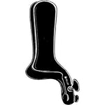 Sklar Black Collin Vaginal Speculum - 90-3946 - 1 Each - MDL-SKA903946