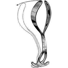 Sklar Sklar Laufe Divergent Obstetrical Forceps 92-2912 - 1.0 Each