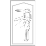 SklarSpec Disposable Graves Vaginal Speculum - 96-1867 - 100 Each - MDL-SKA961867