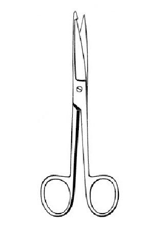 Sklar Sklar Econo Sterile Knowles Bandage Scissors 96-2404 - 25.0 Each - MDL-SKA962404