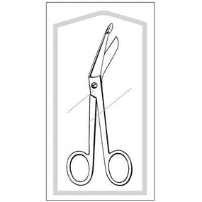 Sklar Econo Lister Bandage Scissors 96-2502 - 50.0 Each - MDL-SKA962502