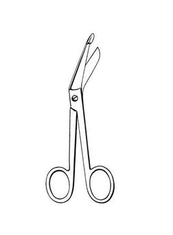 Sklar Sklar Econo Sterile Lister Bandage Scissors 96-2503 - 25.0 Each