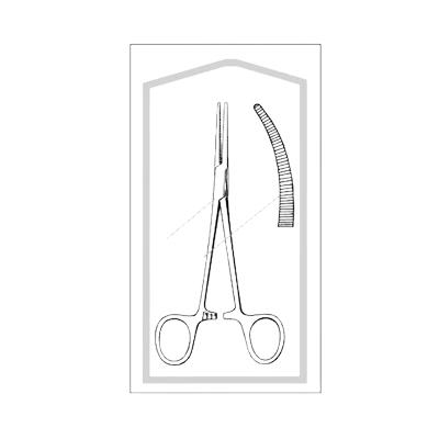 Sklar Sklar Econo Sterile Crile Forceps 96-2553 - 25.0 Each - MDL-SKA962553