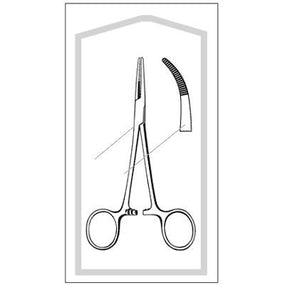 Sklar Sklar Econo Sterile Kelly Forceps 96-2562 - 50.0 Each - MDL-SKA962562