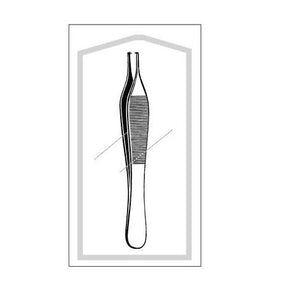 Sklar Sklar Merit Sterile Adson Tissue Forceps 96-2572M 50.0 Each-MDL-SKA962572M