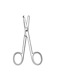 Sklar Sklar Econo Sterile Spencer Stitch Scissors 96-2598 - 25.0 Each - MDL-SKA962598