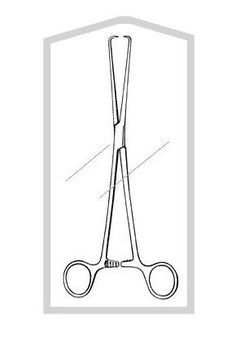 Sklar Econo Sterile Schroeder Tenaculum Forceps 96-2624 - 25.0 Each