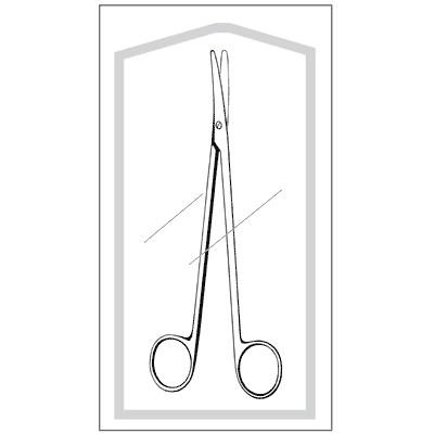 SKLAR Sklar Econo Sterile Metzenbaum Dissecting Scisssors 96-2682 25 Each - MDL-SKA962682