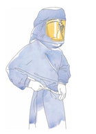 Flyte SurgiCool Peel Away Zippered Togas - 0408-841-100 - 8 Each - MDL-SKR0408841100