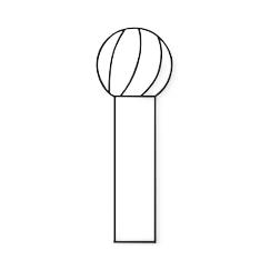 Stryker Round Fluted Bur - 5120-010-060 - 1 Each - MDL-SKR120010060