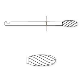 Micro Stainless Steel Burs - 1607-002-035 - 1 Each - MDL-SKR1607002035