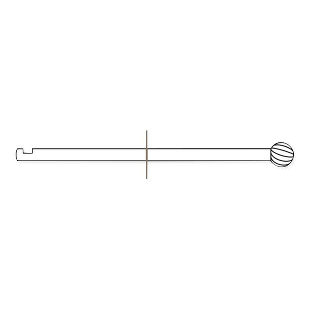 Stryker Round Fluted Bur - 1608-002-013 - 1 Each - MDL-SKR1608002013