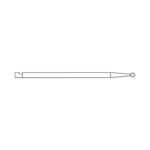Round Diamond Burs - 1608-006-087 - 1 Each - MDL-SKR1608006087