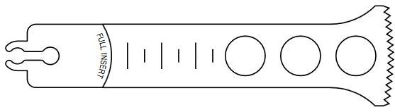 STRYKER Stryker Sagittal Saw Blades 2108-183-000 1 Each - MDL-SKR2108183000