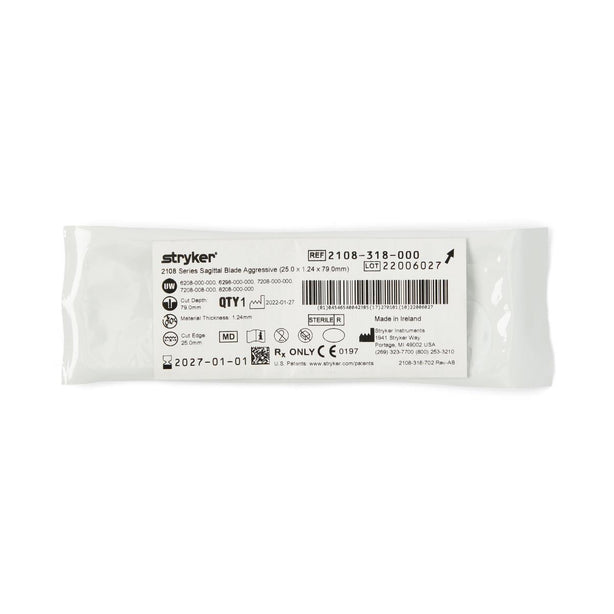 Stryker Stryker System 6 Oscillating Saw Blades 2108-318-000 - 1.0 Each