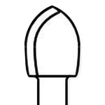 Precision Acorn Burs - 5220-030-560 - 1 Each - MDL-SKR220030560