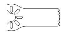 Stryker Stryker Micro Oscillating and Sagittal Saw Blade 2296-003-111 - 1.0 Each - MDL-SKR2296003111