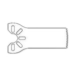 Stryker Stryker Micro Oscillating and Sagittal Saw Blade 2296-003-125 - 1.0 Each - MDL-SKR2296003125