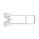 Stryker Stryker Micro Oscillating and Sagittal Saw Blade 2296-033-111 - 1.0 Each - MDL-SKR2296033111