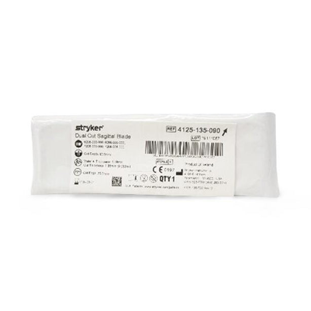 Stryker Dual-Cut Dual Cut Sagittal Saw Blade, 25 mm x 90 mm x 1.35 mm - 4125-135-090 - 1 Each