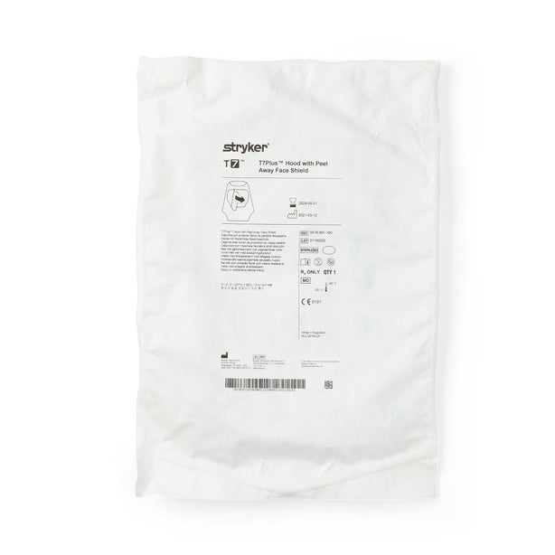 Stryker Flyte Steri-Shield T7 Plus Hood with Peel-Away Face Shield - 0416-801-100 - 1 Each