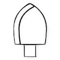 Stryker Tool Steel Acorn Bur Tips - 5220-030-590 - 1 Each - MDL-SKR5220030590