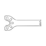 Stryker Sagittal Saw Blades - 5400-003-414 - 1 Each - MDL-SKR5400003414